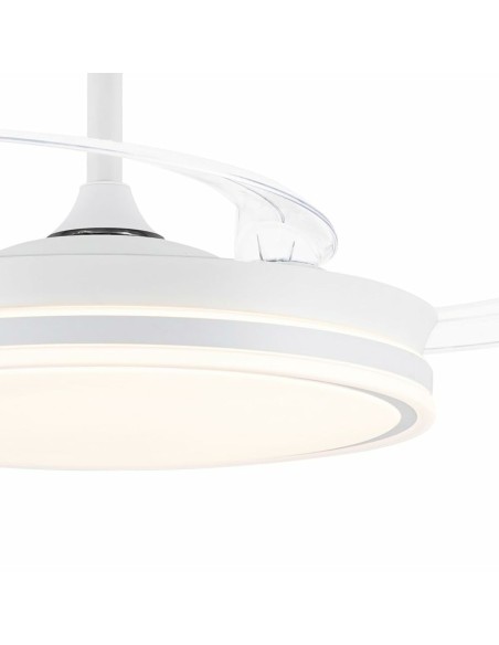 Ventilateur de Plafond CristalRecord EVO RETRAC Transparent 72 W