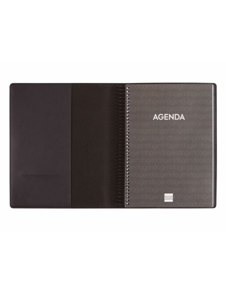 Agenda Finocam DUOBAND Noir A5 15,5 x 21,2 cm 2025-2026