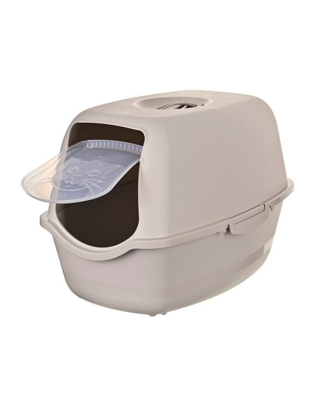 Bac à litière pour chats Diamentiq BAYA Beige Plastique 40 x 38,7 x 55,5 cm