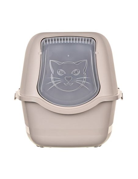 Bac à litière pour chats Diamentiq BAYA Beige Plastique 40 x 38,7 x 55,5 cm