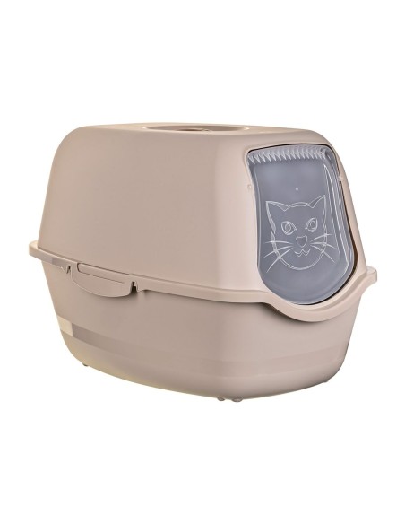 Bac à litière pour chats Diamentiq BAYA Beige Plastique 40 x 38,7 x 55,5 cm