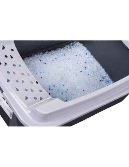 Bac à litière pour chats Diamentiq Bonita Gris Plastique