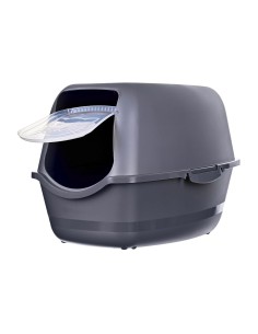 Bac à litière pour chats Diamentiq BAYA Anthracite Plastique 40 x 38,7 x 55,5 cm