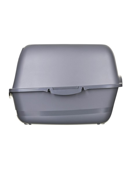 Bac à litière pour chats Diamentiq BAYA Anthracite Plastique 40 x 38,7 x 55,5 cm