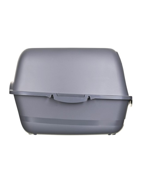 Bac à litière pour chats Diamentiq BAYA Anthracite Plastique 40 x 38,7 x 55,5 cm