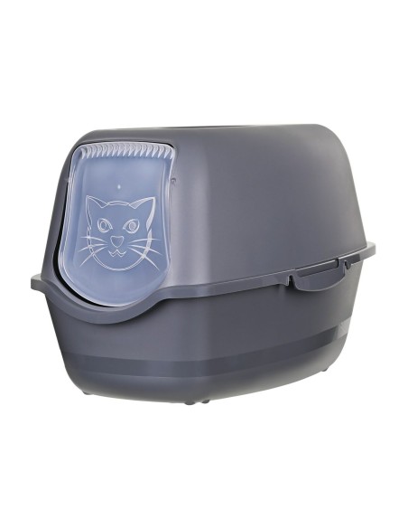 Bac à litière pour chats Diamentiq BAYA Anthracite Plastique 40 x 38,7 x 55,5 cm