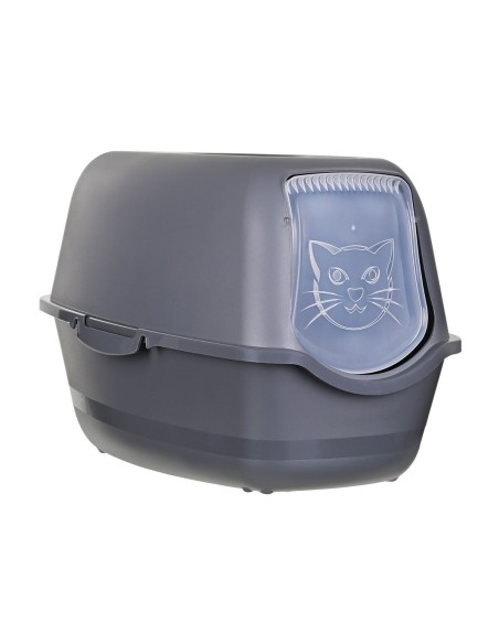 Bac à litière pour chats Diamentiq BAYA Anthracite Plastique 40 x 38,7 x 55,5 cm