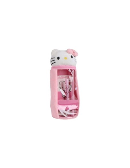 Trousse Scolaire avec Accessoires Hello Kitty Rose clair