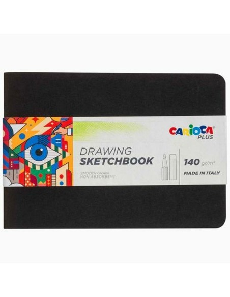Bloc à dessin Carioca SKETCHBOOK Noir A5 20 Volets (20 Unités)