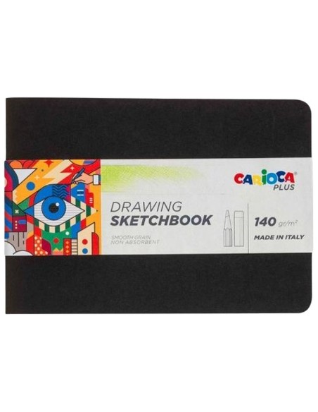Bloc à dessin Carioca SKETCHBOOK Noir A5 20 Volets (20 Unités)