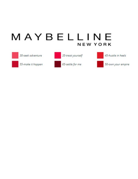 Rouge à lèvres Superstay Ink Maybelline