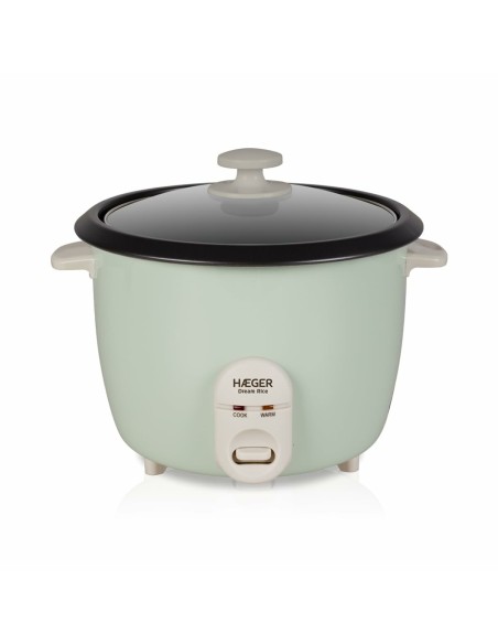 cuiseur à riz Haeger RC-18L.002A Vert Acier inoxydable Plastique 50 W