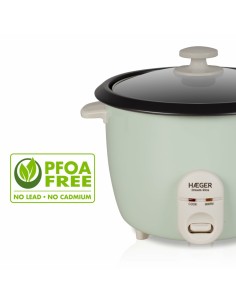cuiseur à riz Haeger RC-18L.002A Vert Acier inoxydable Plastique 50 W 2