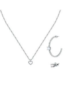 Ensemble Collier et Boucles d'oreille La Petite Story LPS20ASD05 Argenté