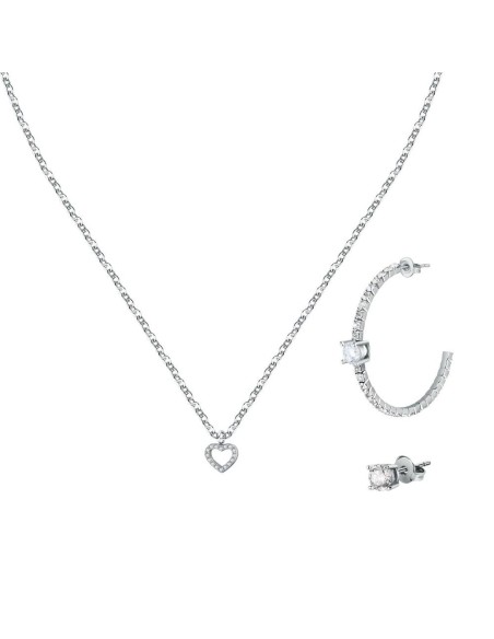Ensemble Collier et Boucles d'oreille La Petite Story LPS20ASD05 Argenté