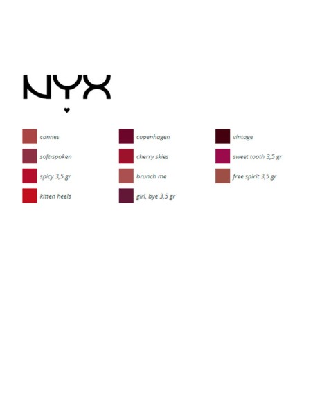 Crayon à lèvres Suede NYX (3,5 g) 3,5 g