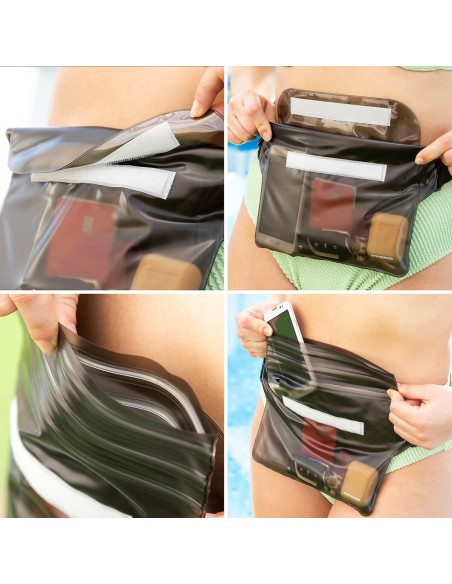 Sac Banane Imperméable avec Sangle Réglable Wannis InnovaGoods 2 Unités