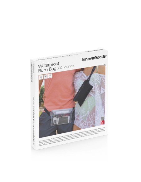 Sac Banane Imperméable avec Sangle Réglable Wannis InnovaGoods 2 Unités