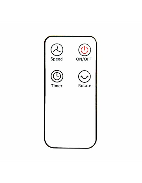 Télécommande pour ventilateur (climatisation) EDM 33529 33527 Blanc Rechange