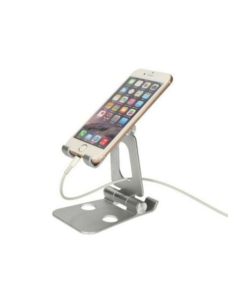 Support pour Mobiles KSIX Swivel Argenté