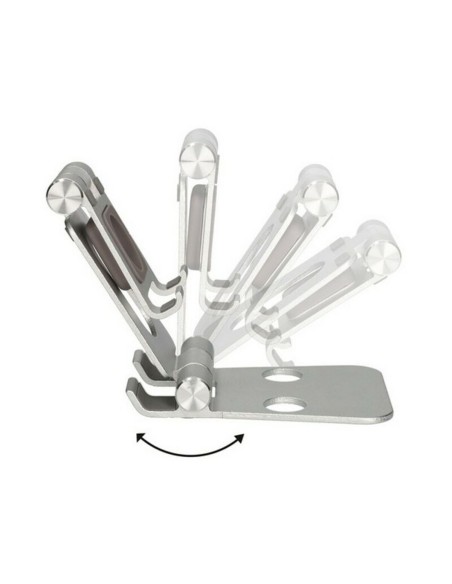 Support pour Mobiles KSIX Swivel Argenté