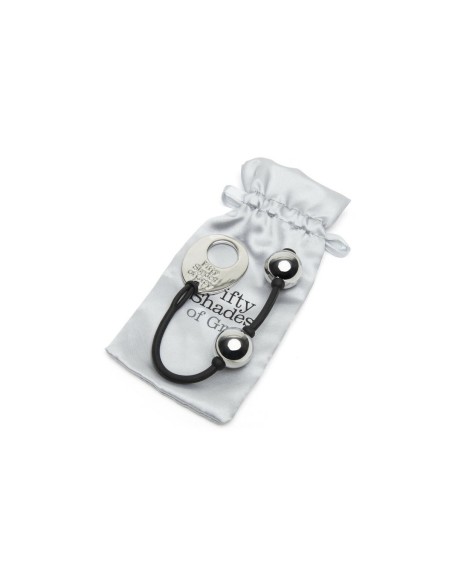 Boules d'Orgasme Fifty Shades of Grey Goddess Mini Noir Argenté