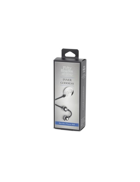 Boules d'Orgasme Fifty Shades of Grey Goddess Mini Noir Argenté