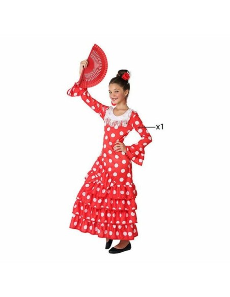 Déguisement pour Enfants Sévillane Rouge