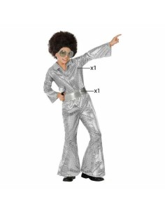 Déguisement pour Enfants Disco Argenté 2