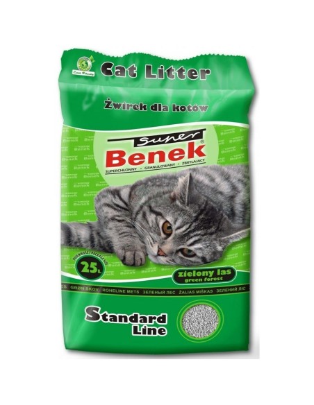 Sable pour chats Super Benek Standard Forêt 25 L