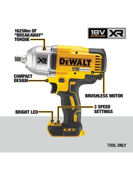 Tournevis électrique Dewalt DCF899N-XJ 18 V 950 Nm