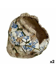 Figure décorative de jardin Ibergarden ZD19025 Polyrésine Vase 29 x 27 x 30 cm (2 Unités)