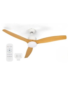 Ventilateur de Plafond avec Lumière Argon W-FC5288-3C1L W W-FC5288-3C1L W Blanc Marron 40 W Ø 132 cm
