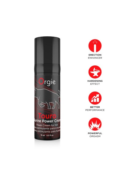 Crème stimulante Orgie Touro 15 ml