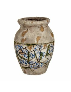 Figure décorative de jardin Ibergarden ZD19006 Polyrésine Vase 25 x 32,5 x 25 cm (2 Unités) 2