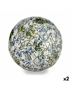 Figure décorative de jardin Ibergarden ZD180106 ZD180106 Polyrésine Ballon 31,5 x 31,5 x 31,5 cm (2 Unités)