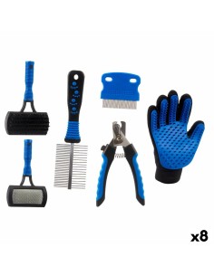 Lot d'hygiène Mascow HL21082601 HL21082601 Bleu Polyester Tissu TPR Animaux de compagnie (8 Unités)