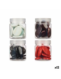 Pierres Décoratives Gift Decor 24621 24621 Blanc Marron Noir Rouge 280 g (12 Unités)