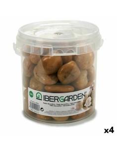 Pierres Décoratives Ibergarden 3BRG Marron Grand 3 Kg (4 Unités)