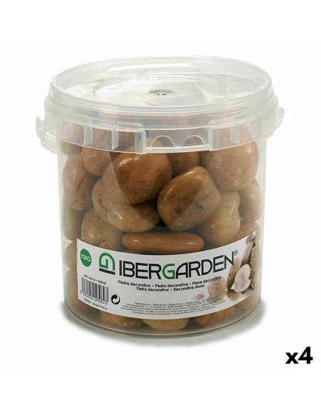 Pierres Décoratives Ibergarden 3BRG 3BRG Marron Grand 3 Kg (4 Unités)