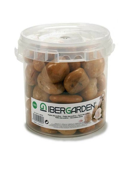 Pierres Décoratives Ibergarden 3BRG Marron Grand 3 Kg (4 Unités)