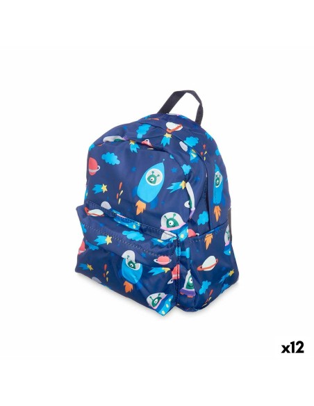 Cartable Pincello 589 589 Multicouleur 28 x 12 x 22 cm 22 x 28 x 12 cm Engin spatial (12 Unités)