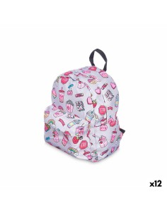 Cartable Pincello 585 585 Multicouleur 28 x 12 x 22 cm 22 x 28 x 12 cm Arc-en-ciel (12 Unités)