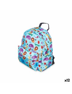 Cartable Pincello 587 587 Multicouleur 28 x 12 x 22 cm 22 x 28 x 12 cm animaux (12 Unités)