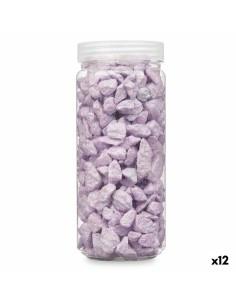 Pierres Décoratives Gift Decor 2344HFP-CZ10 2344HFP-CZ10 Lila 10 - 20 mm 700 g 6,2 x 15,3 x 6,2 cm 6,5 x 15,8 x 6,5 cm (12 Unité