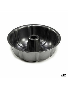 Moule à gâteaux Kinvara CK62863-17 CK62863-17 Gris foncé Métal Acier au carbone 25,4 x 8 x 25,4 cm (12 Unités)