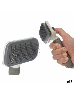 Brosse pour Chiens Mascow 334 334 Anthracite 10,5 x 19 x 6 cm 19 x 5,5 x 10,5 cm (12 Unités)