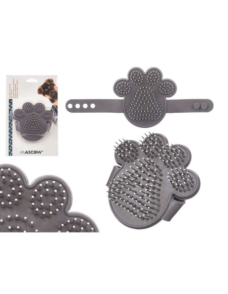 Brosse pour Chiens Mascow 336 336 Gris 10,5 x 10 x 3 cm (12 Unités)