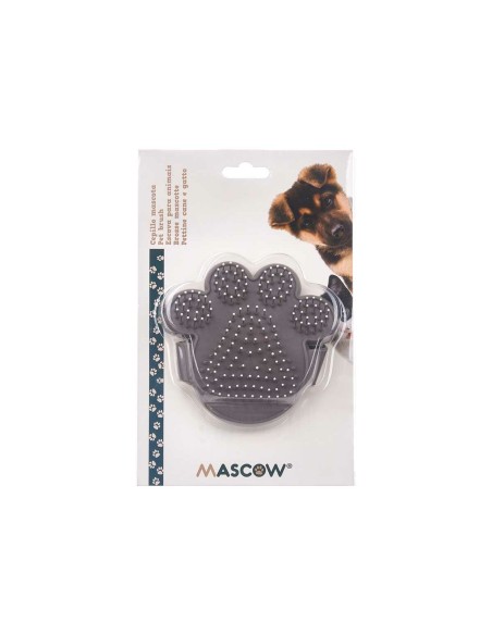 Brosse pour Chiens Mascow 336 336 Gris 10,5 x 10 x 3 cm (12 Unités)