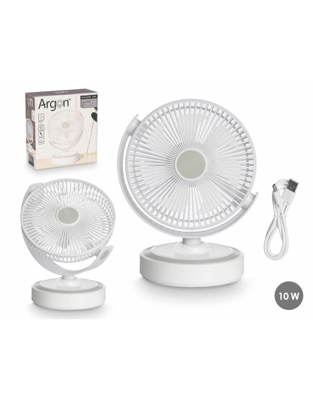 Ventilateur de Bureau Argon 5080 5080 Blanc 10 W 21 x 28 x 32,5 cm